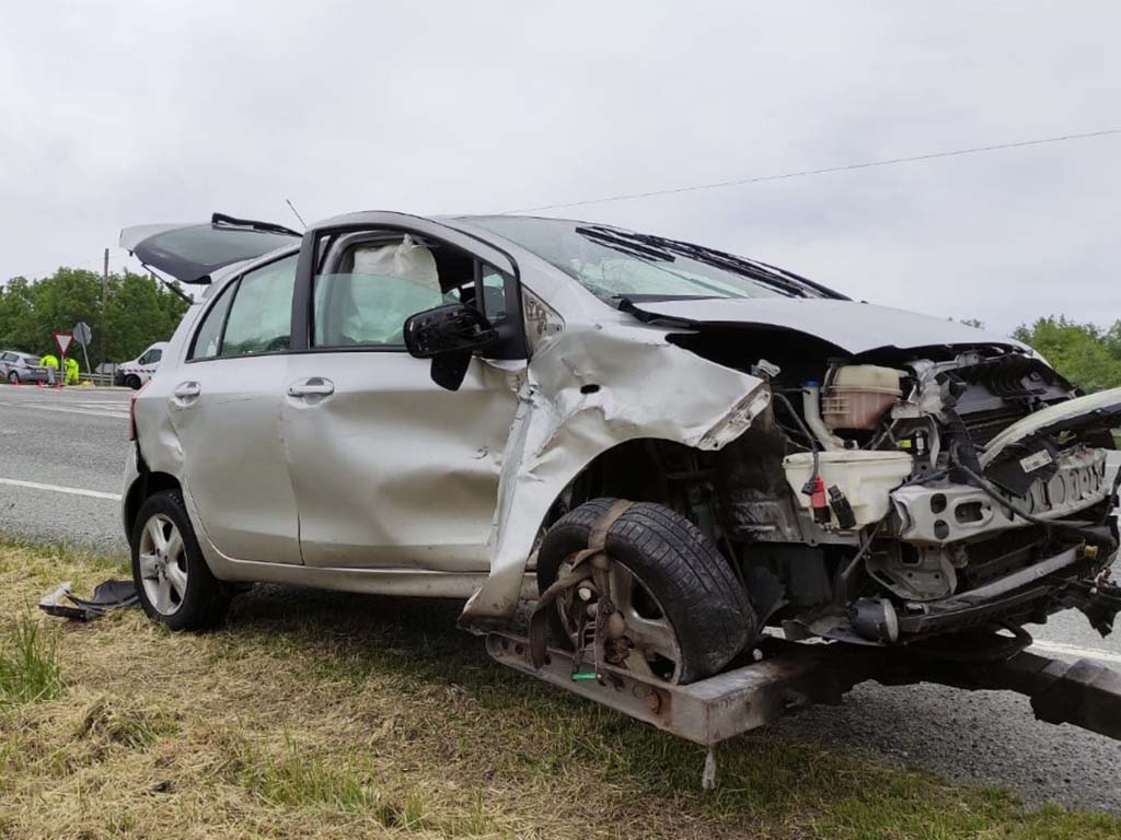 accidente CL 603 cruce riofrio la granja revenga