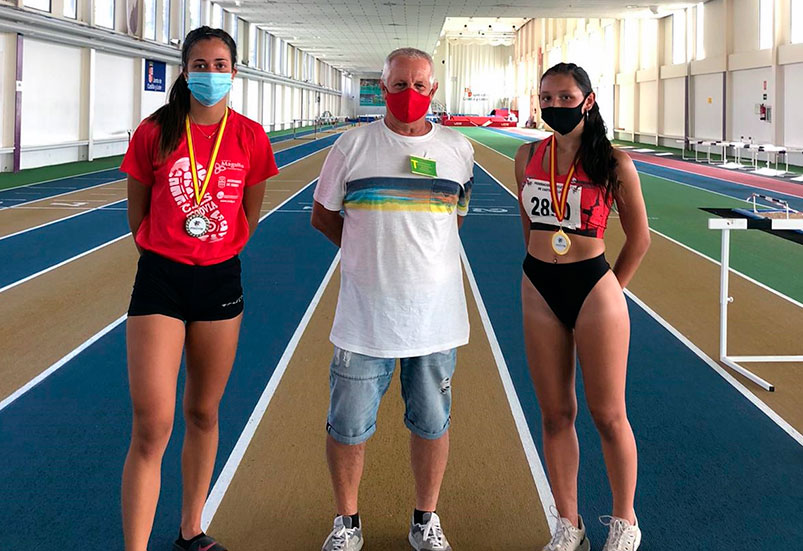 atletismo Victoria Antonio y Tania