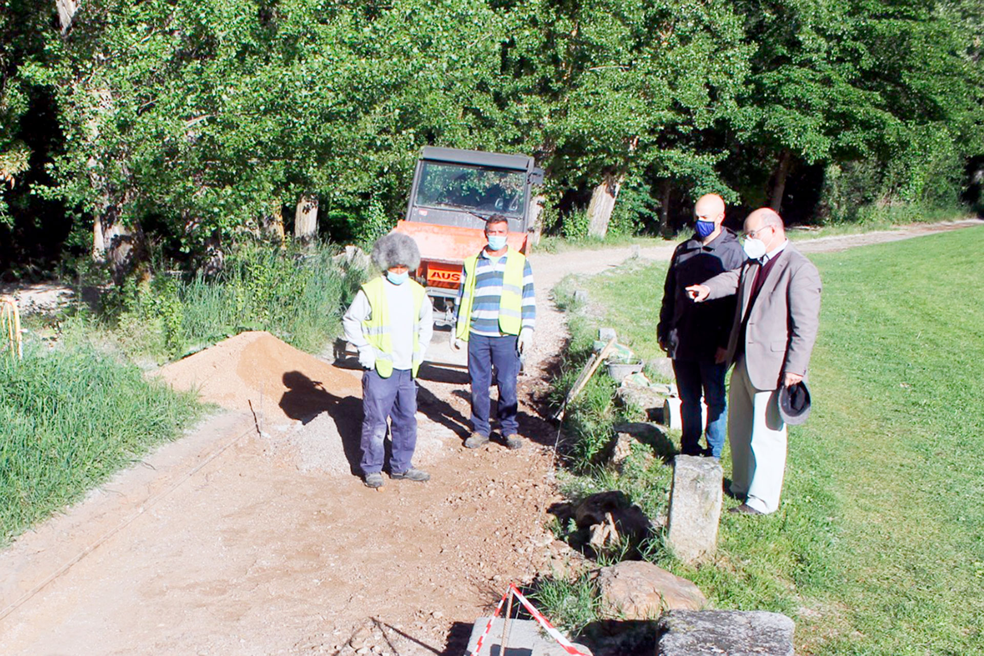 ayuntamiento obras caminos rio eresma inundaciones angel galindo