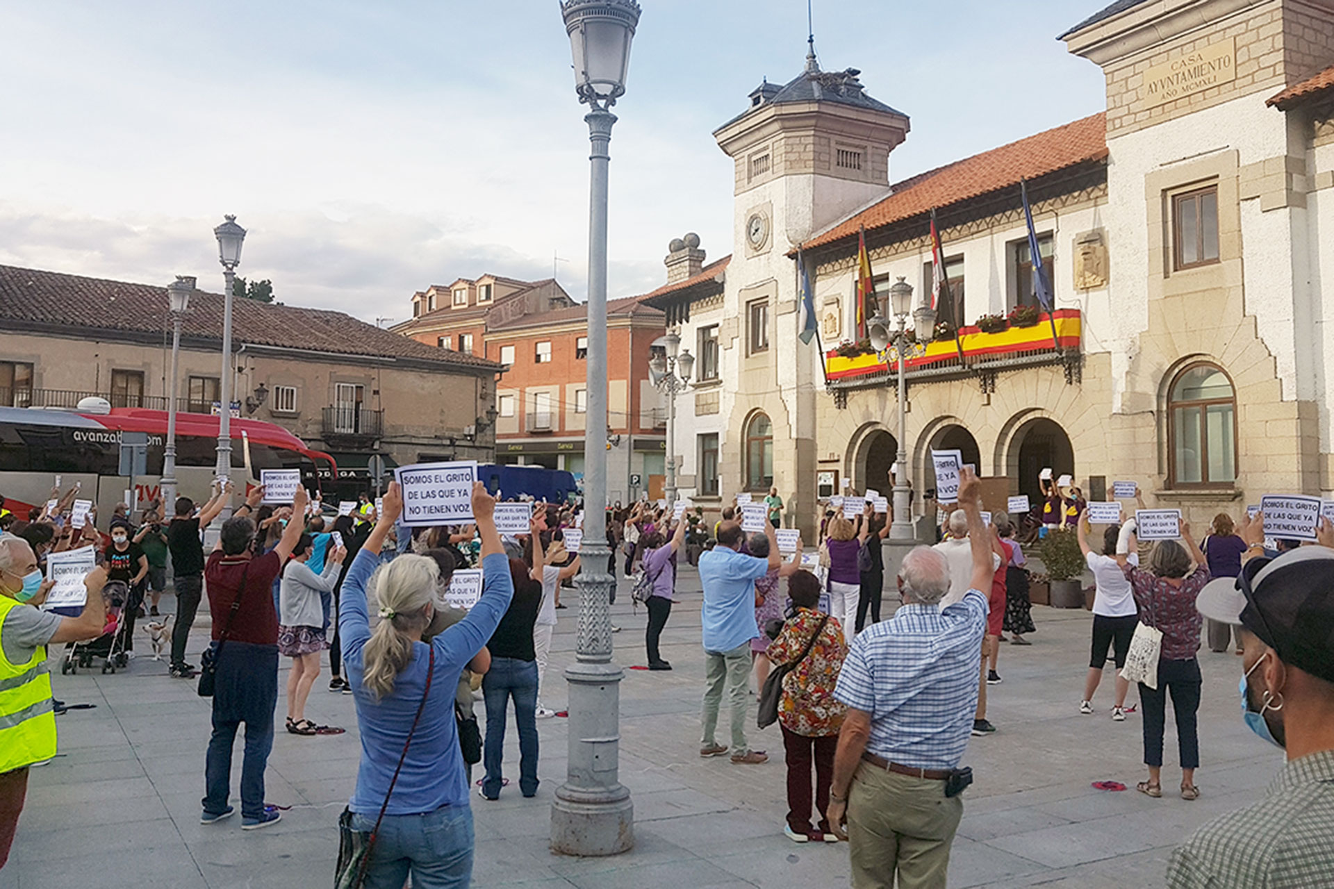 el espinar concentracion yedra violencia machista