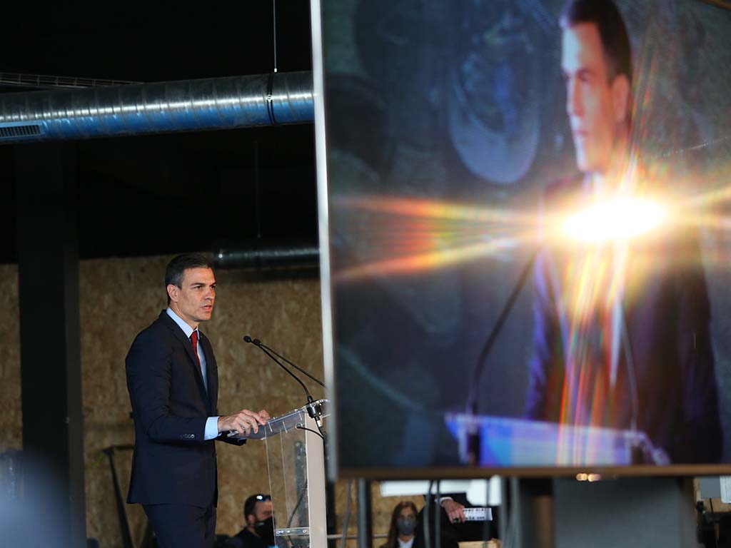 presidente del gobierno pedro sanchez soria