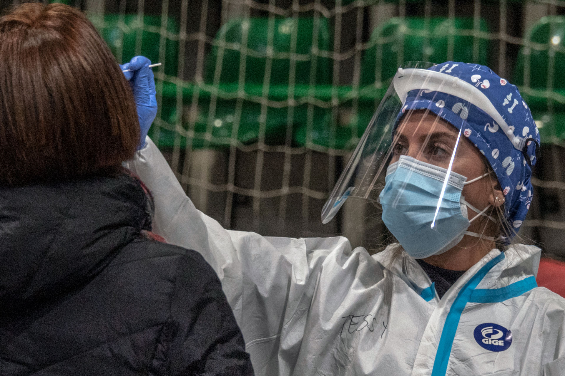 Cribado Segovia Pabellon Pedro Delgado Coronavirus