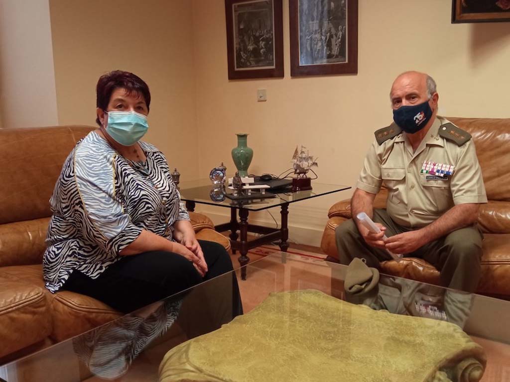 Despedida coronel delegacion Defensa Vazquez Manzano Clara Luquero