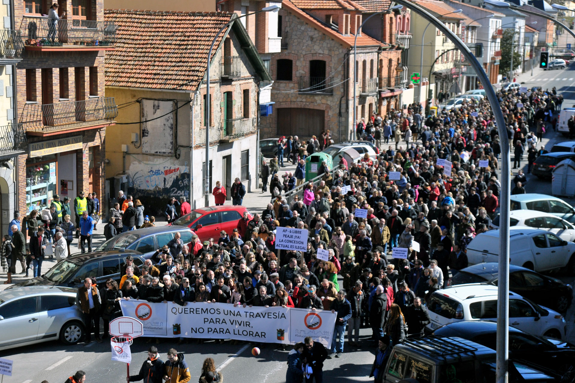 El Espinar Manifestacion Travesia San Rafael KAM1479