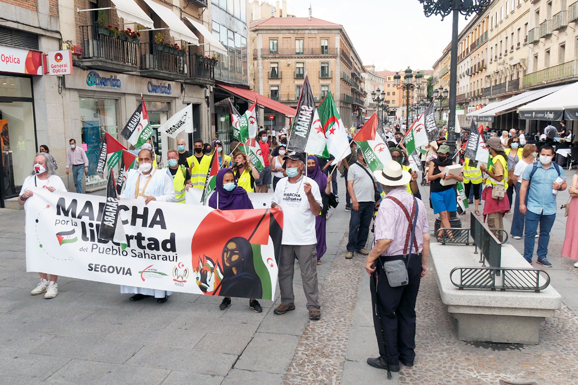 Manifestacion Pueblo Saharaui Marcha Libertad KAM9026