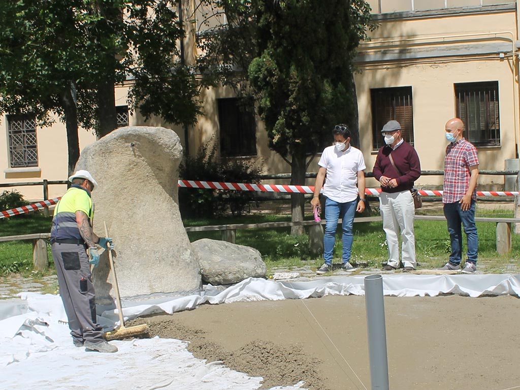 Obras en el parque de La Dehesa