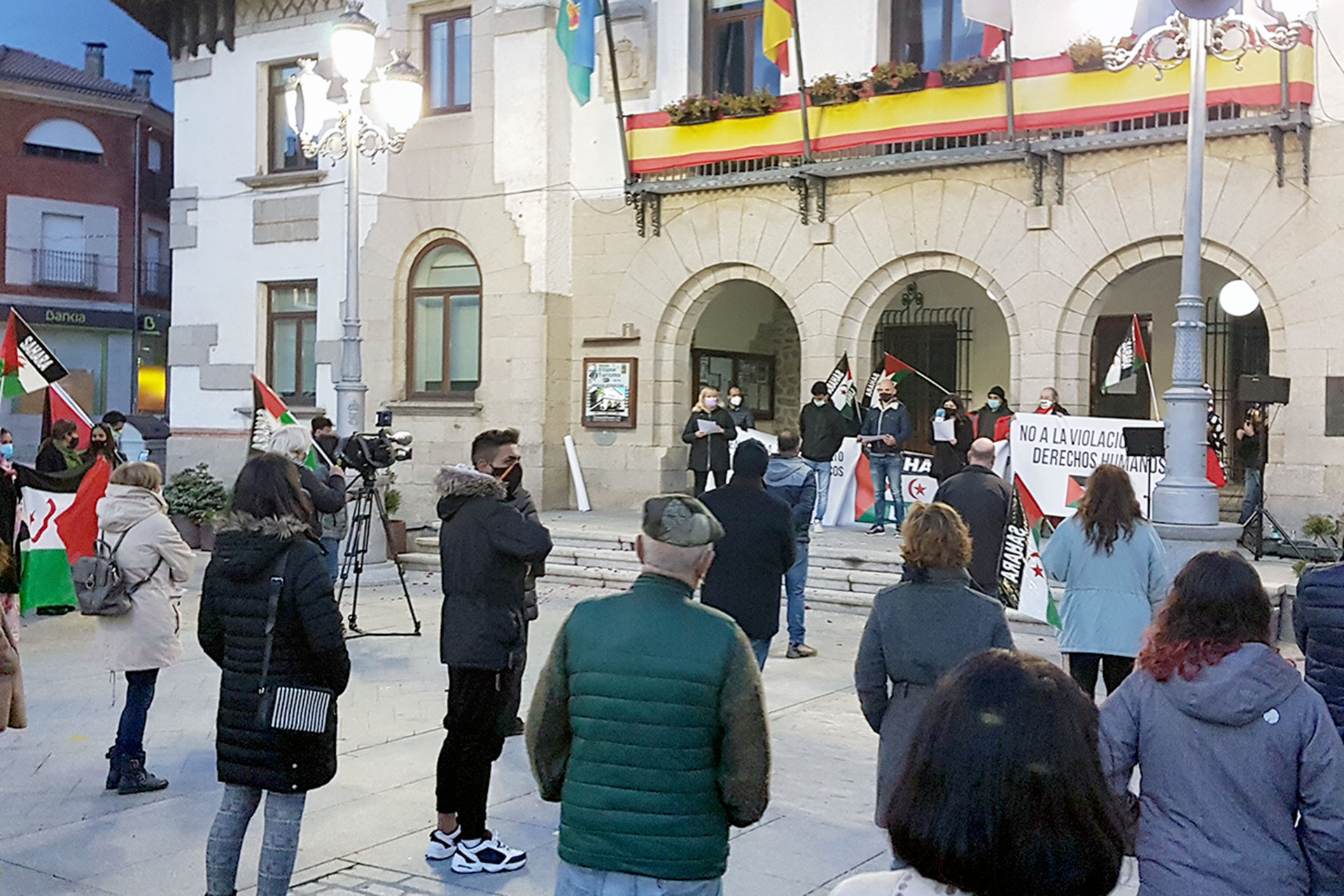 el espinar marcha pueblo saharaui