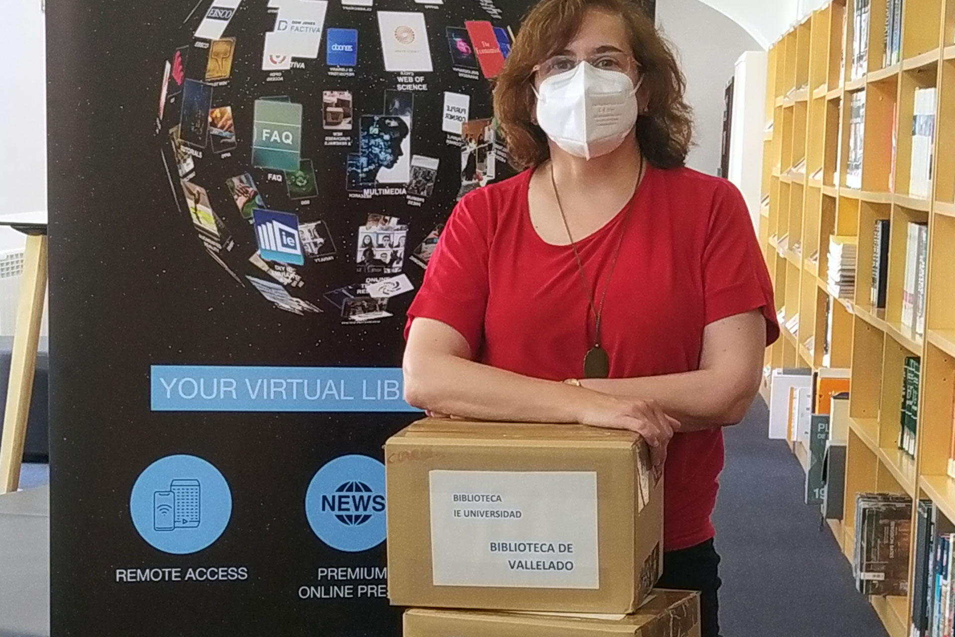 ie university educacion sostenible donacion libros