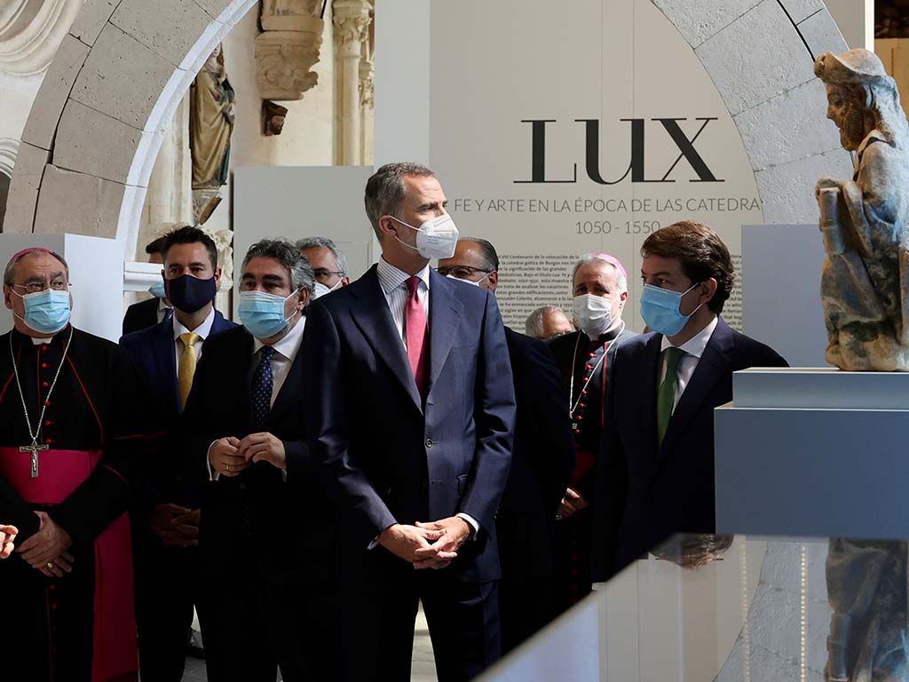 rey felipe VI burgos lux las edades del hombre