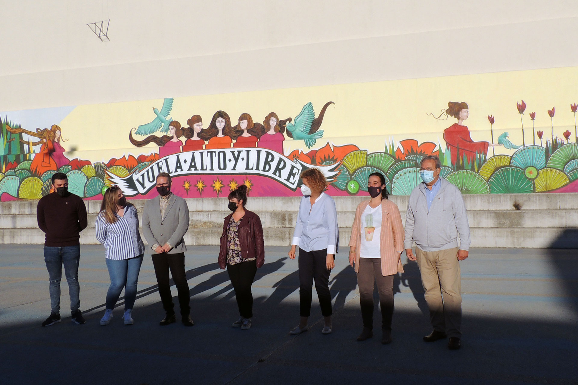 torrecaballeros mural igualdad