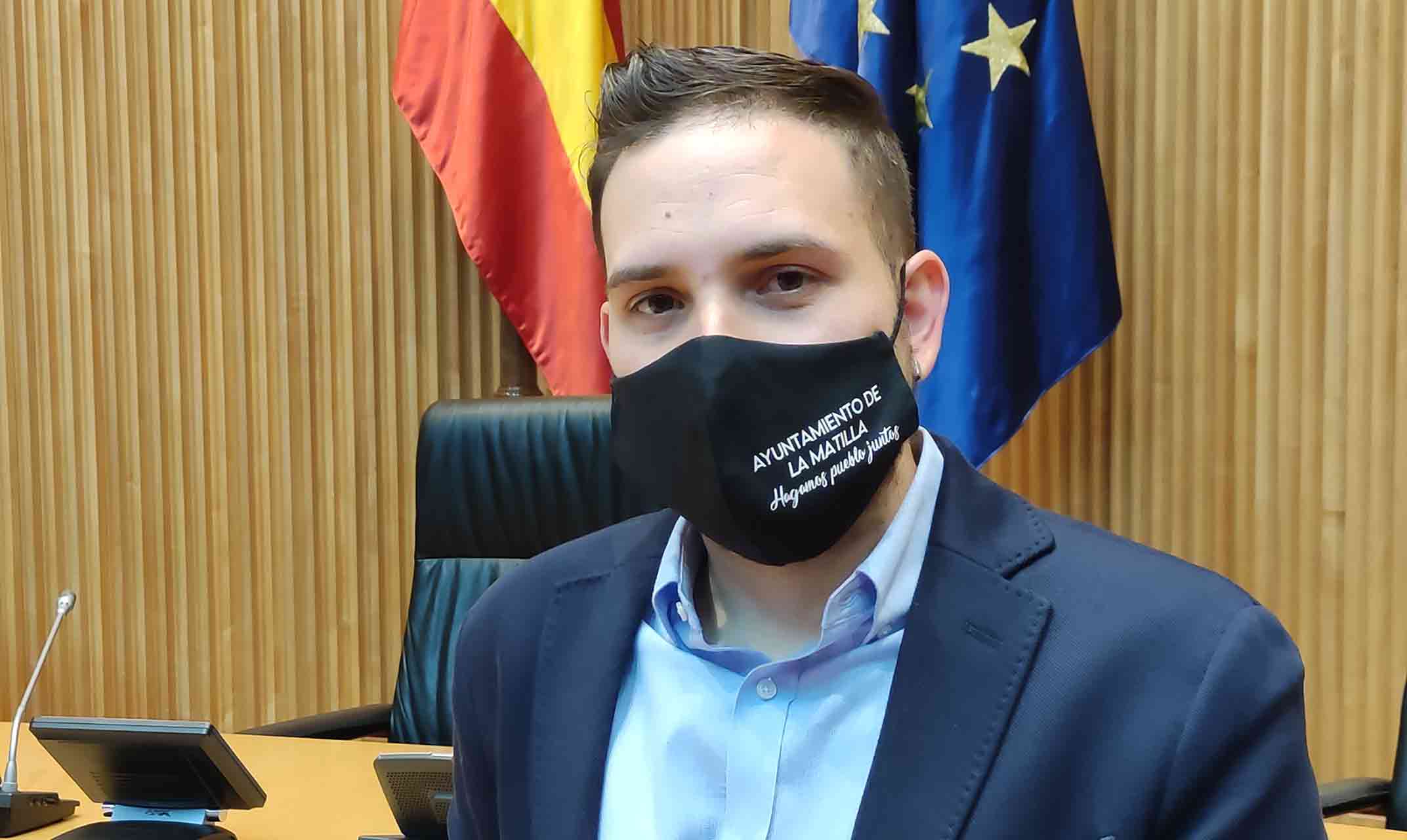 El alcalde de La Matilla, Diego Hernández Benito.