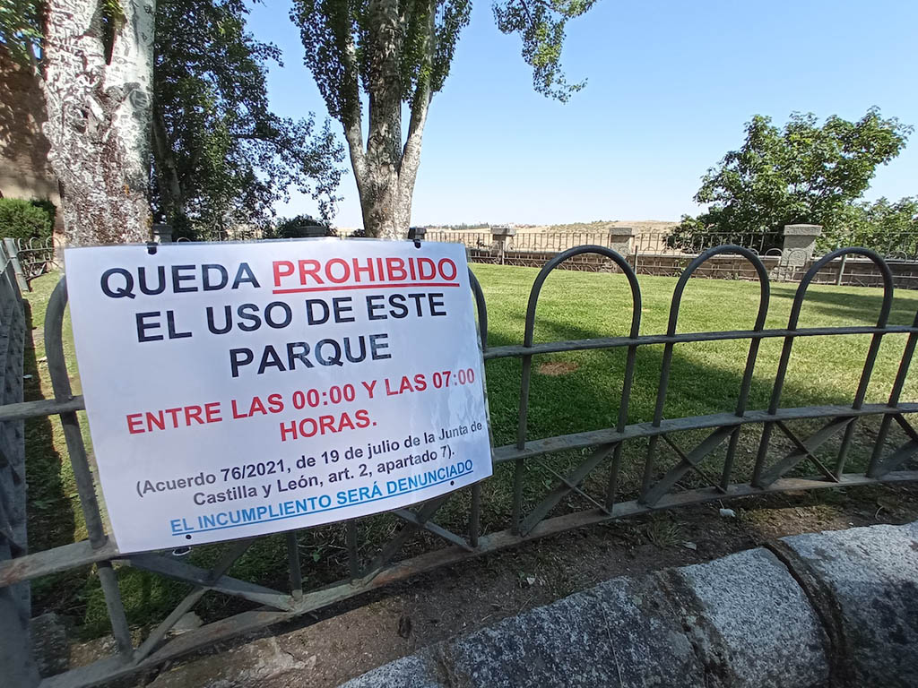 2021 07 21 Parques cerrados Covid