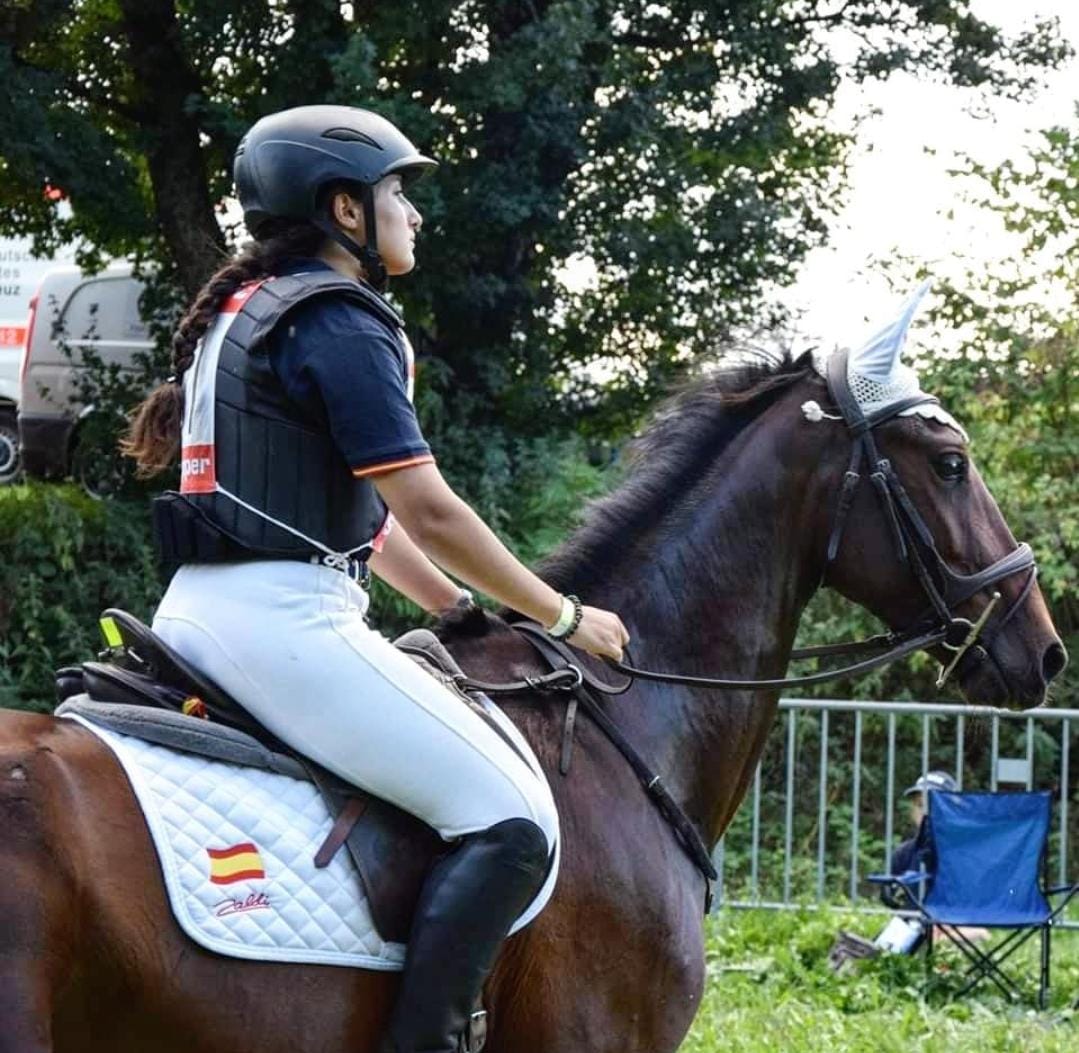 La amazona segoviana que conquista España 1 Andrea Garcinuno con Ruleta en el Campeonato Europeo de 2019