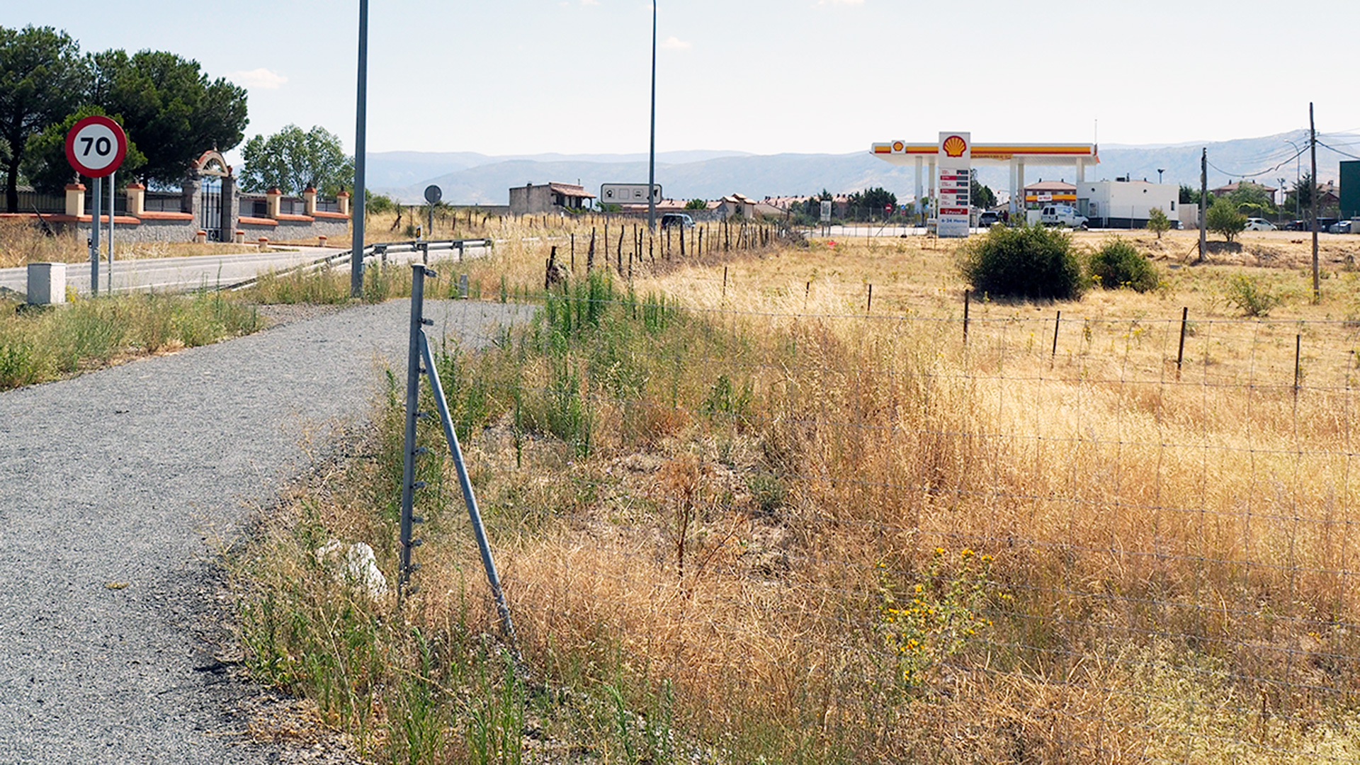 Circunvalacion Carretera SG20 Cruce San Cristobal Terrenos