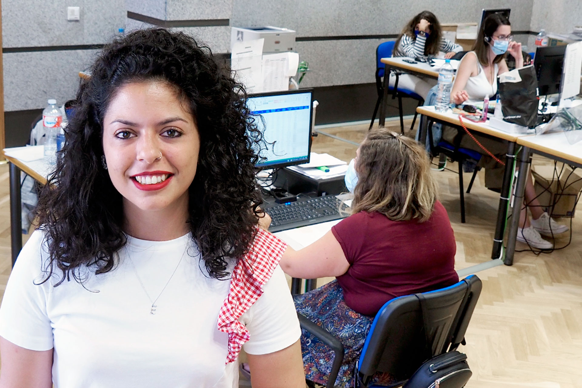 Elsa Ruiz trata de controlar los rebrotes que se producen en la provincia, a través de la detección y el seguimiento de los positivos. / KAMARERO