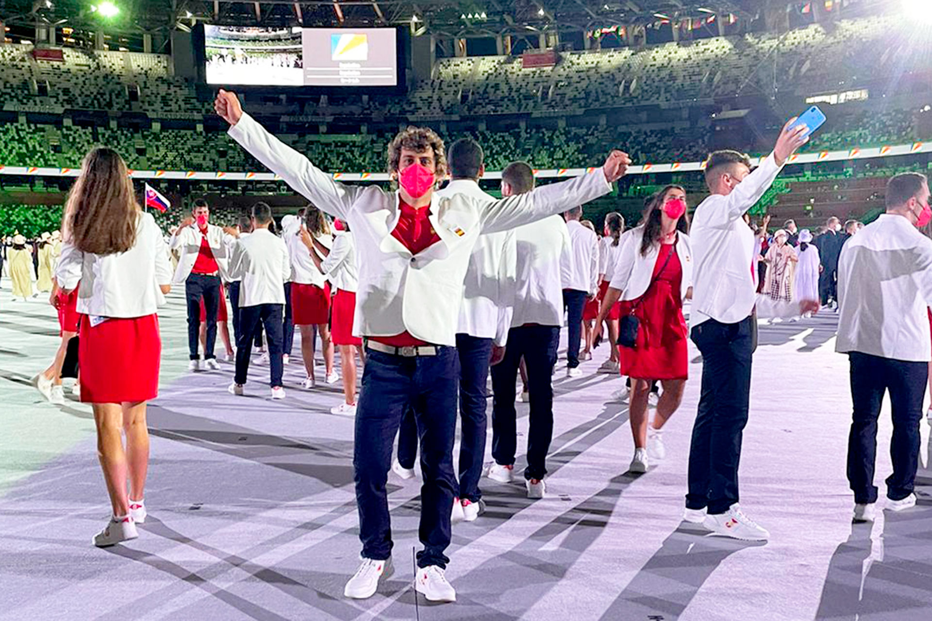 Juegos Olimpicos Inauguracion david llorente