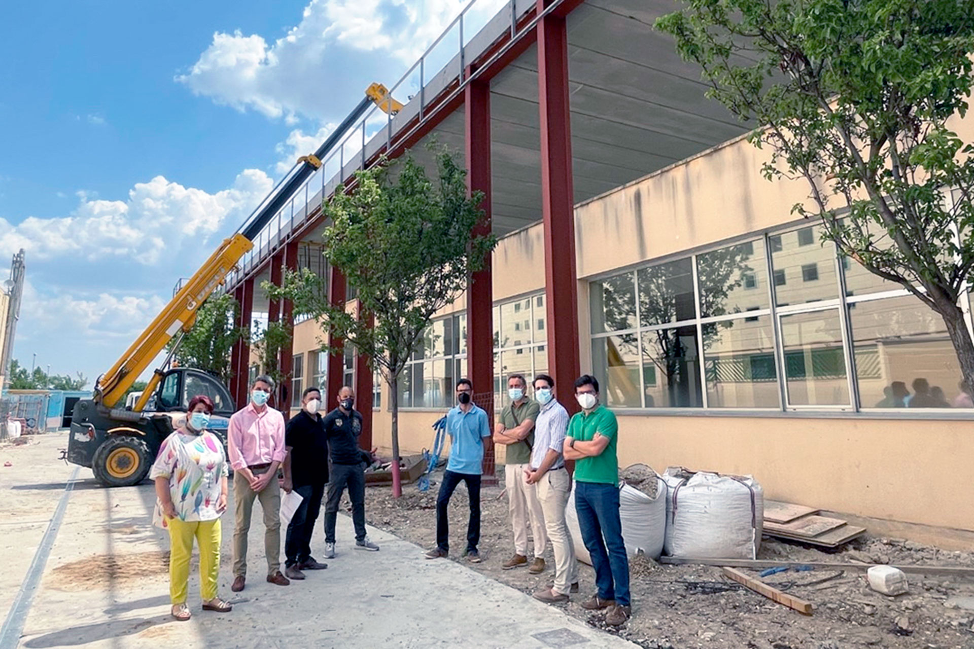 centro civico nueva segovia obras visita alcaldesa