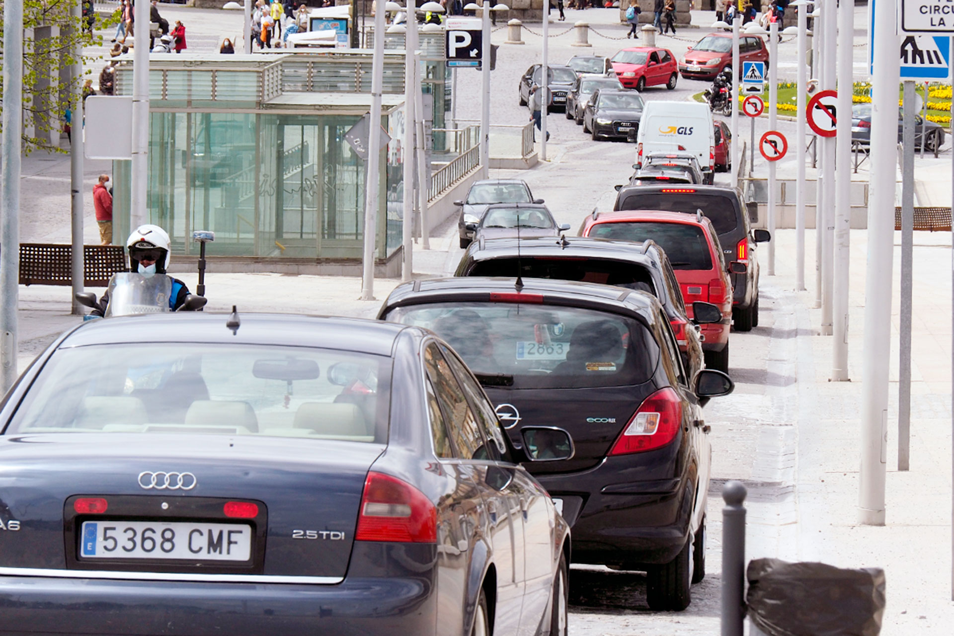 Tramo de Padre Claret en la proximidad de la plaza de la Artillería. / KAMARERO