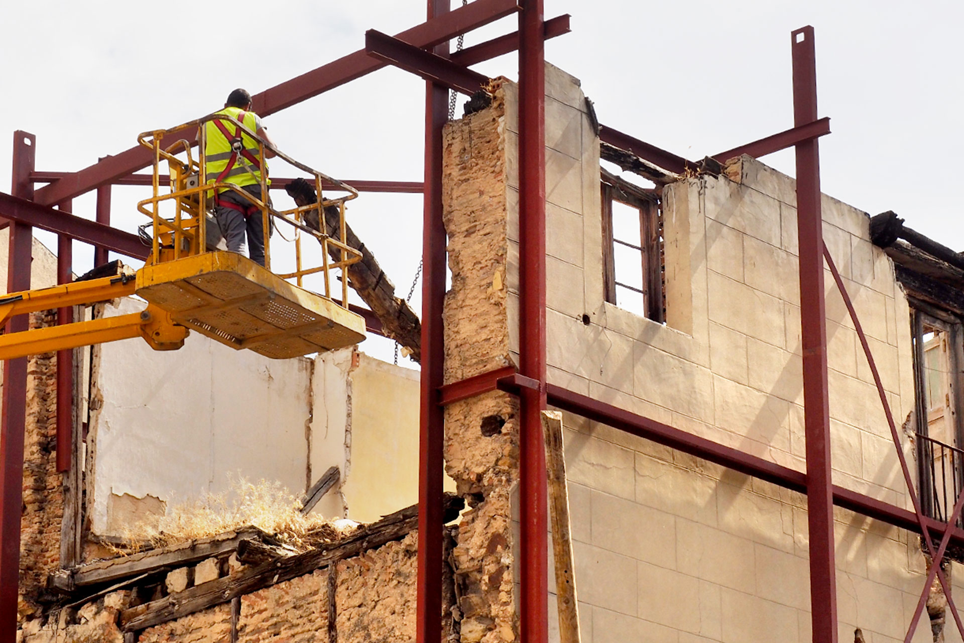 Casa Palacio Buitrago Obras Retirada Vigas KAM8711