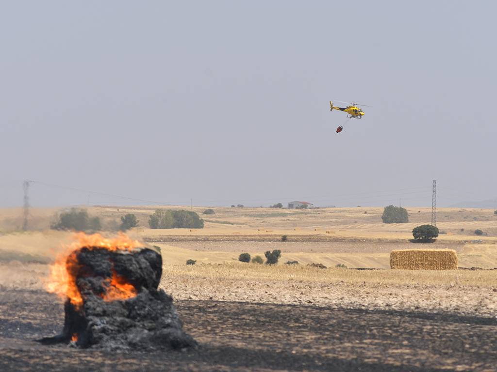 Incendio en Encinillas. / JAIME GUERRERO