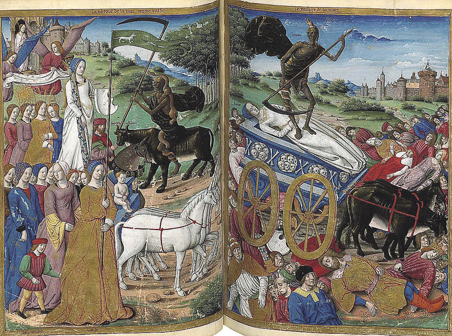 Triunfo de la muerte de Petrarca.