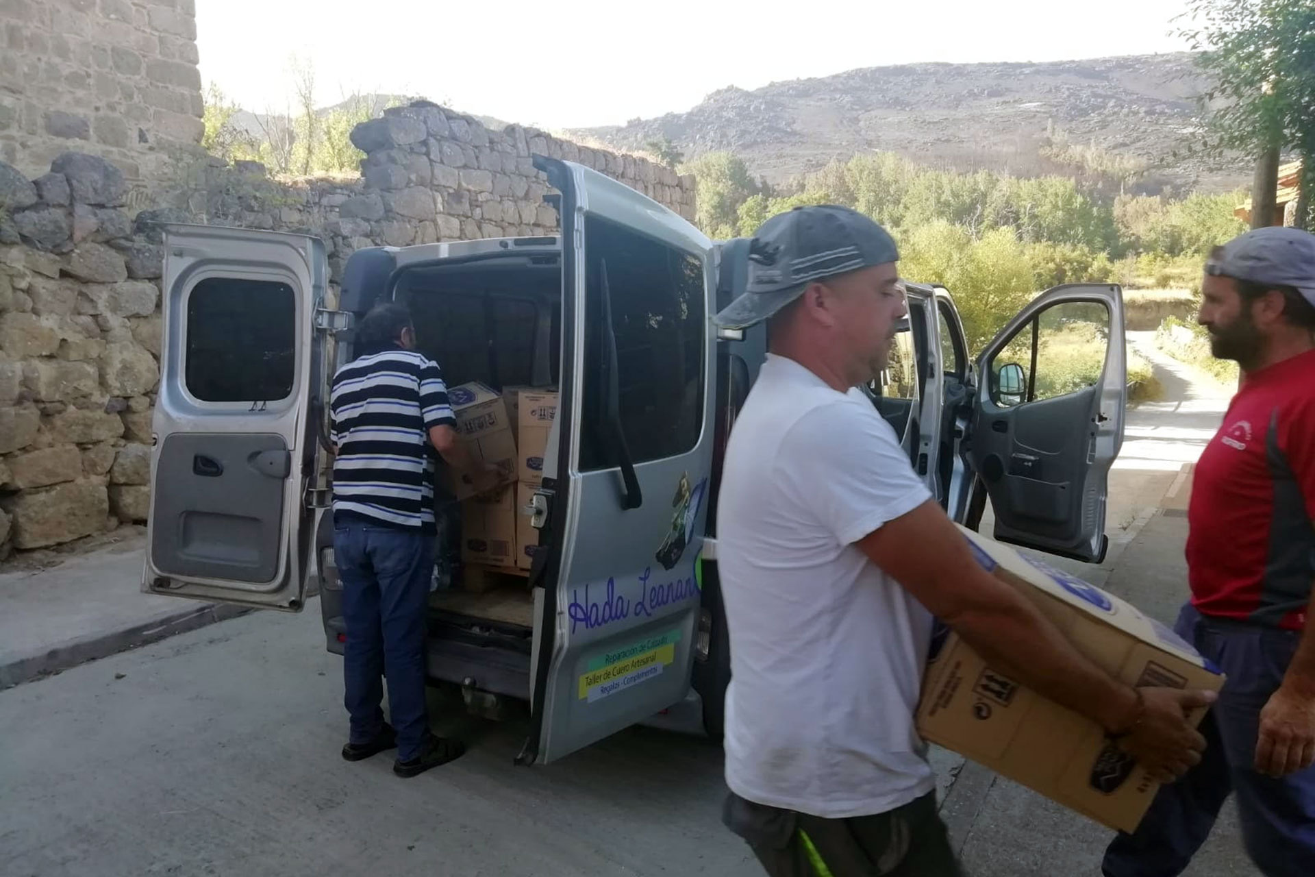 SOS Rural Ayllon ayuda incendio avila