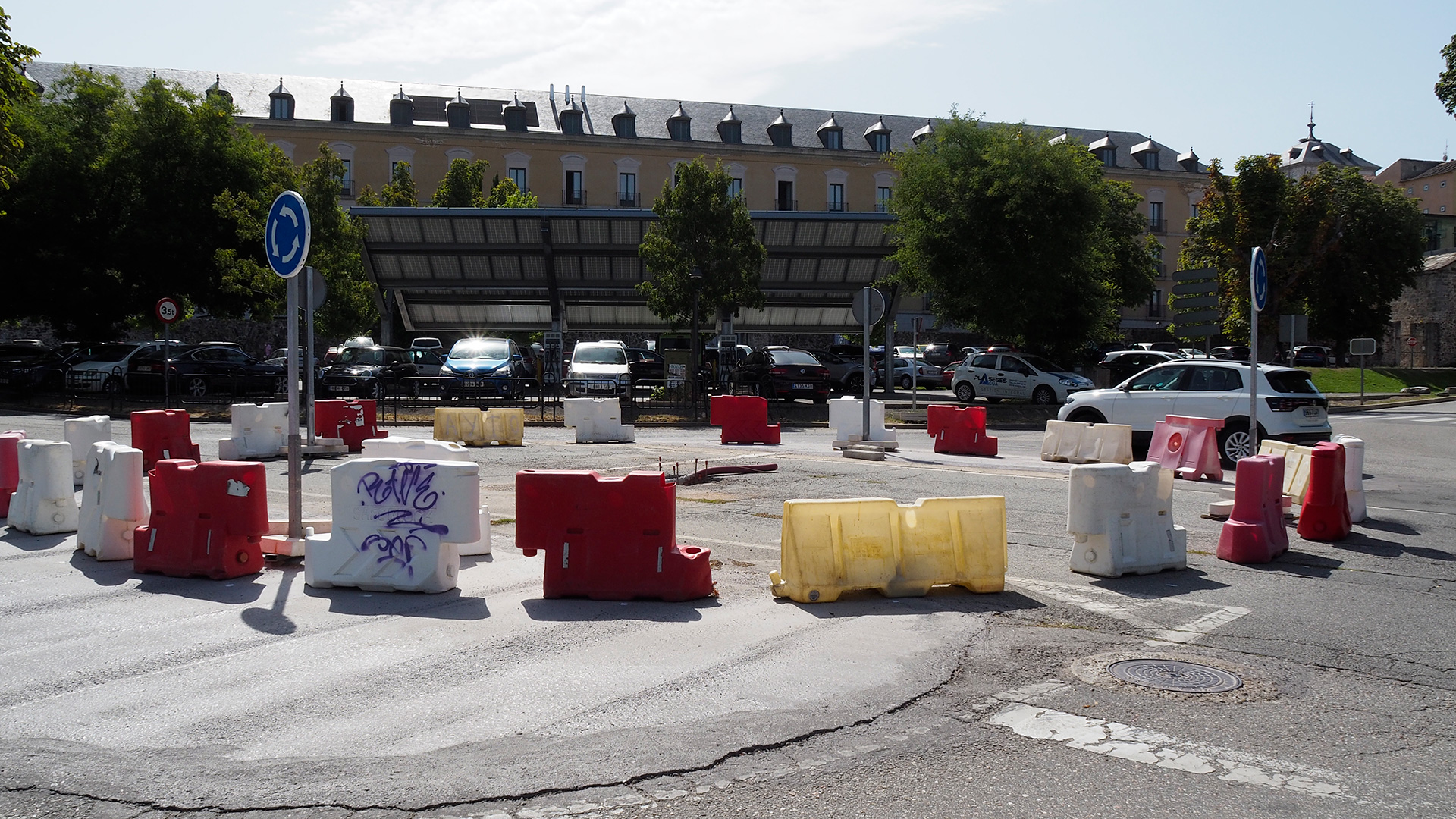 San Ildefonso Obras Rotonda Paseo Juan Borbon KAM8326 web