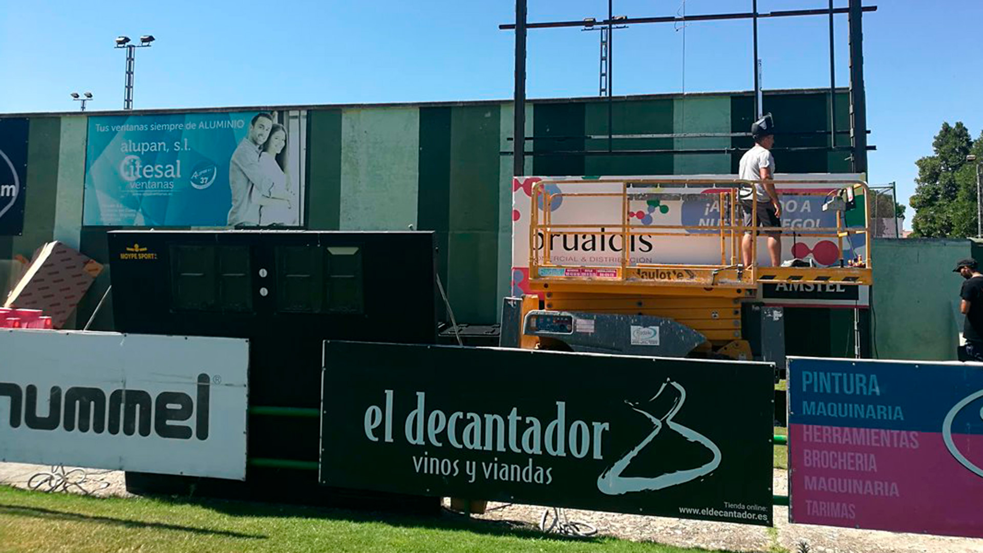 marcador la albuera estadio segoviana futbol