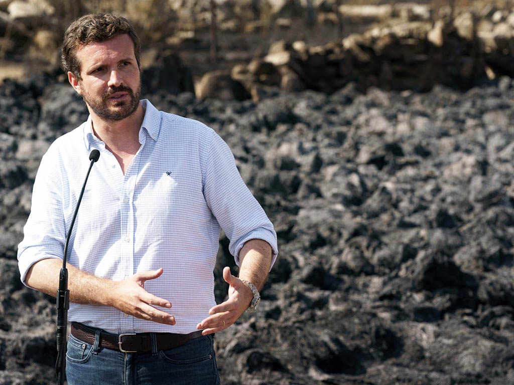 Casado pide cambiar la Ley de Montes para permitir pagos de la PAC tras el incendio 1 pablo casado incendio navalacruz