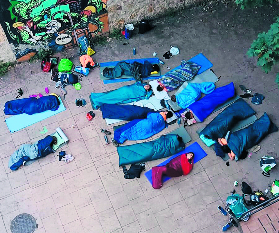 peregrinos los huertos