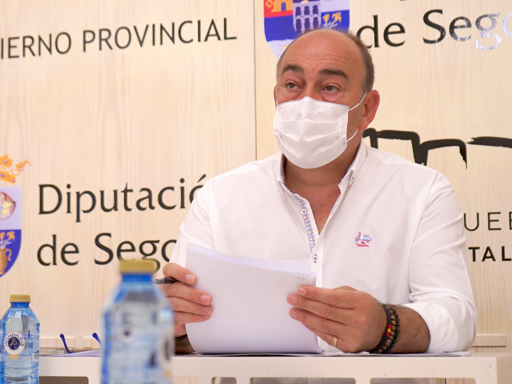 El presidente de la Diputación de Segovia, Miguel Ángel de Vicente. / EL ADELANTADO