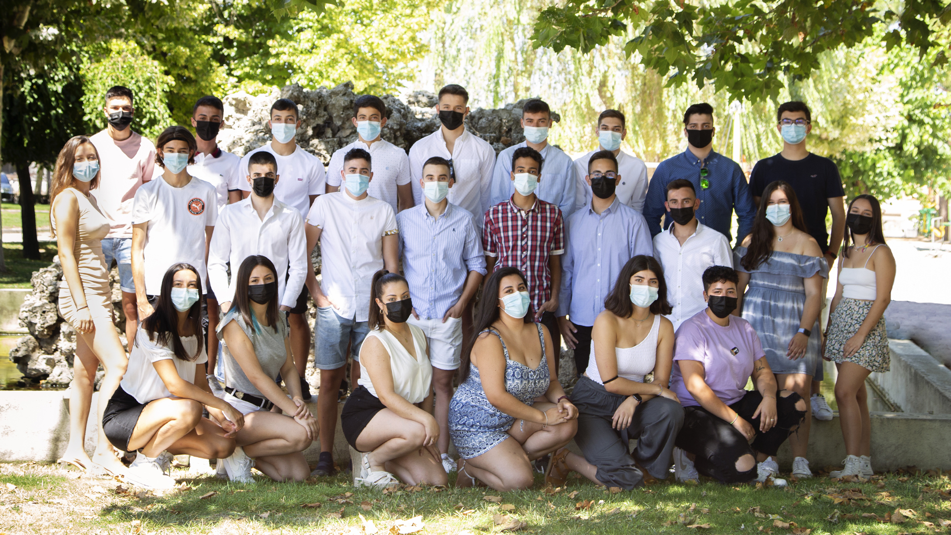 Quintos y quintas de este año. /E.A.