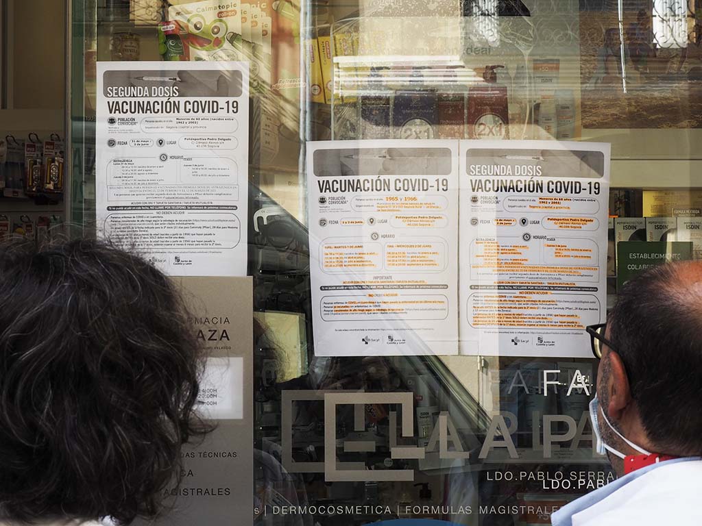 Carteles Vacunacion Coronavirus Farmacia