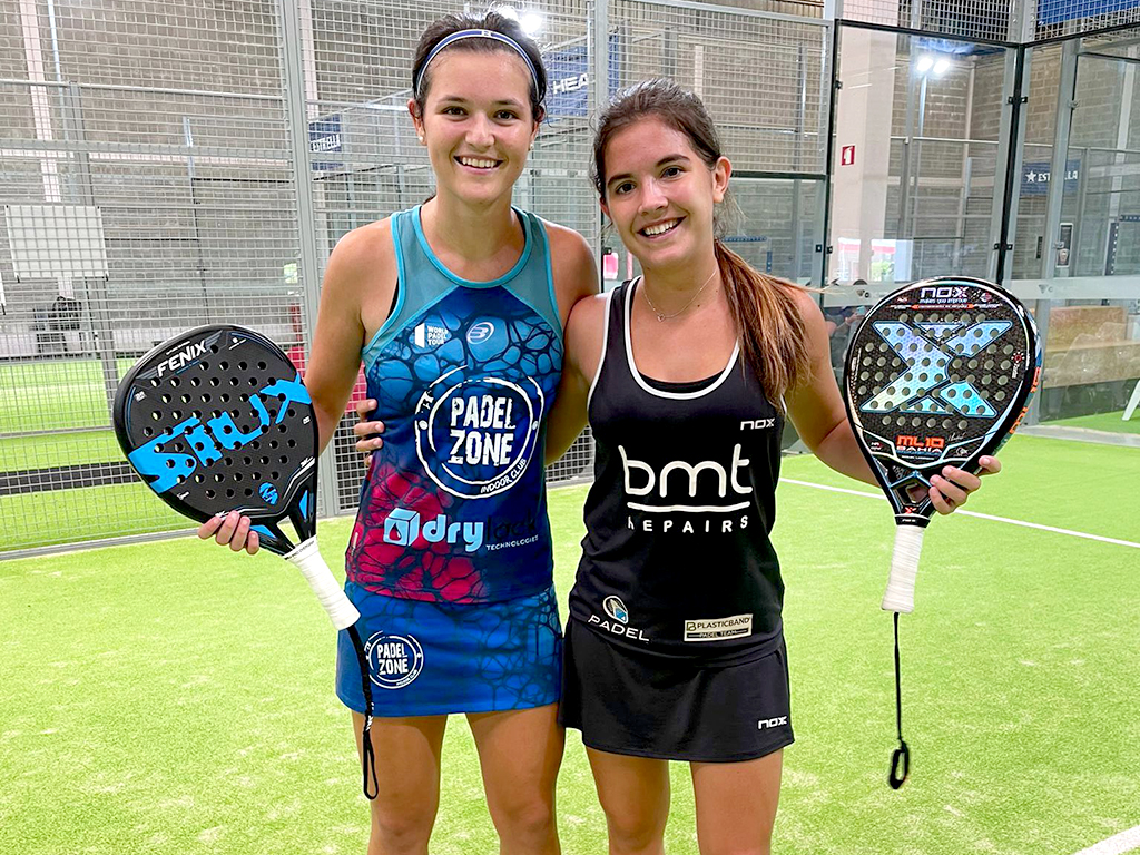 Jimena Velasco i y Noa Canovas tras ganar en Estoril