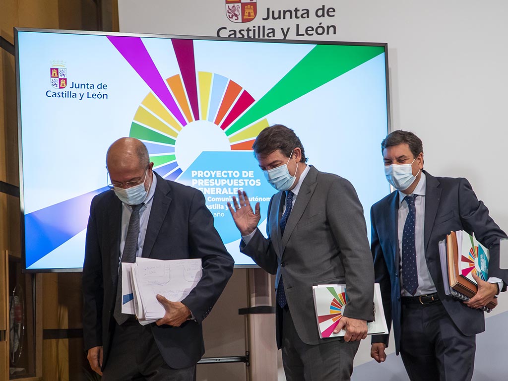 El presupuesto de Castilla y León crece el 4,42%, hasta los 12.835 millones 1 08MAX202110535591