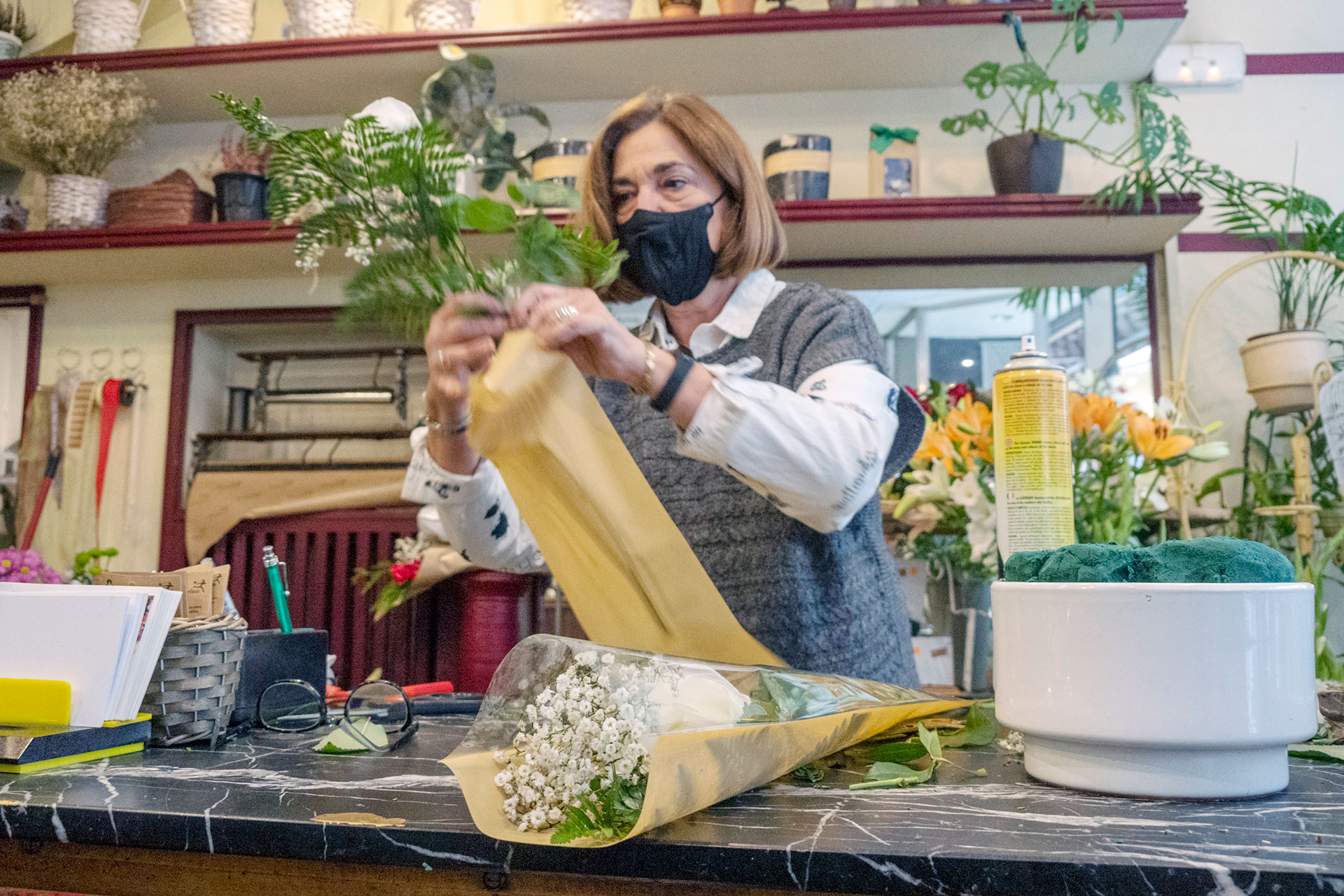 Las floristerías renacen con precios más altos y menos producto 1 Dia Santos Floristeria Jardin KAM7640