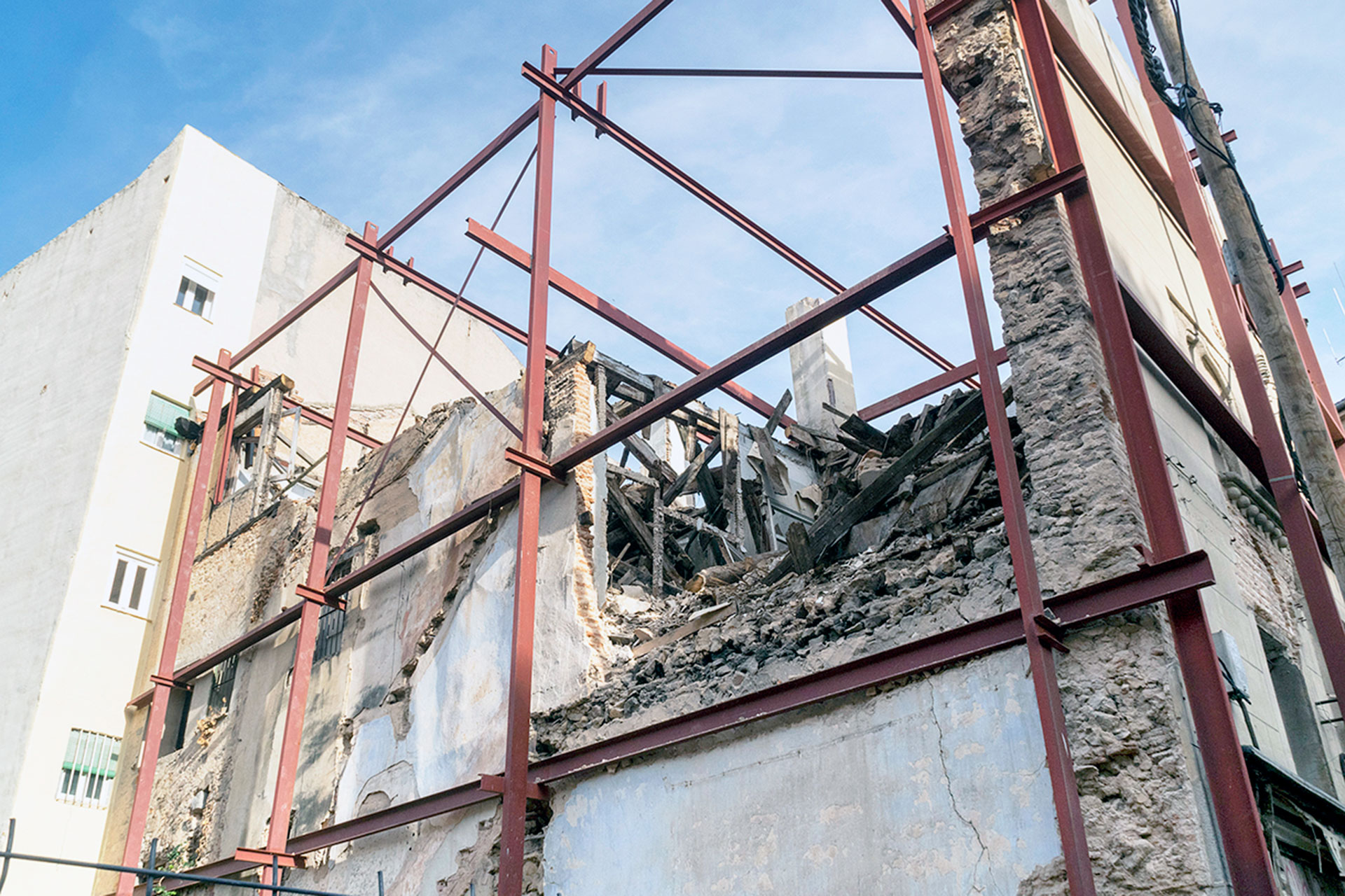 Palacio Casa Buitrago Obras Muro Derribado KAM5234