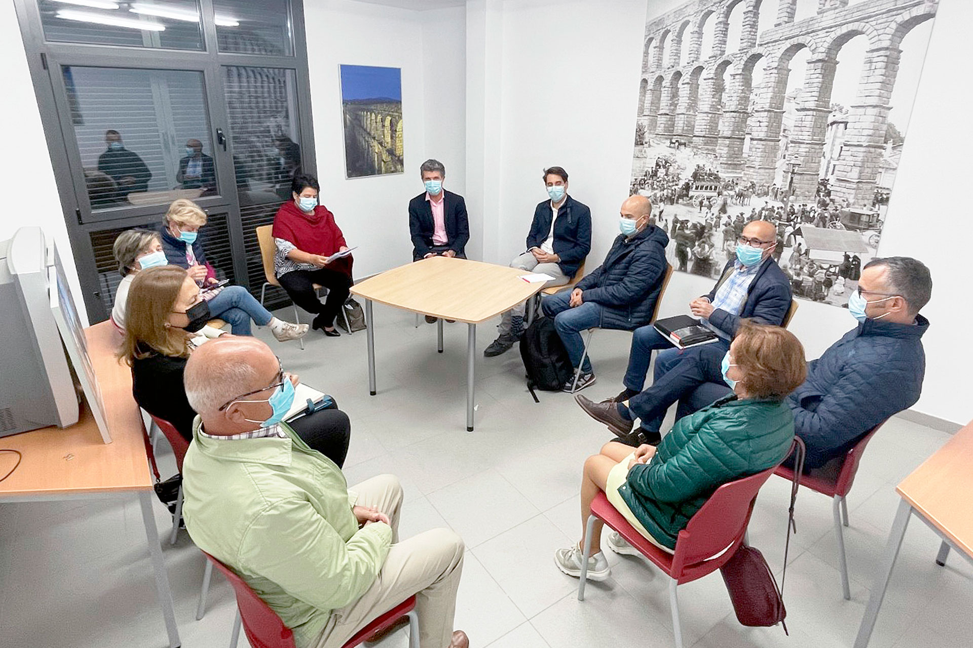 ayuntamiento reunion asociacion vecinos pinilla zamarramala