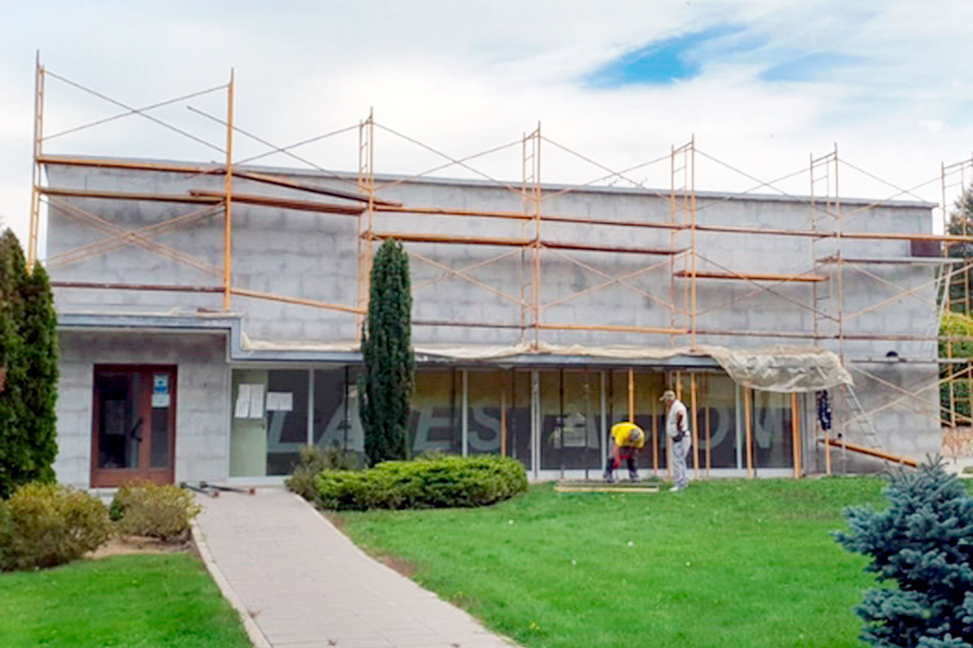 el espinar la estacion sala multiusos obras