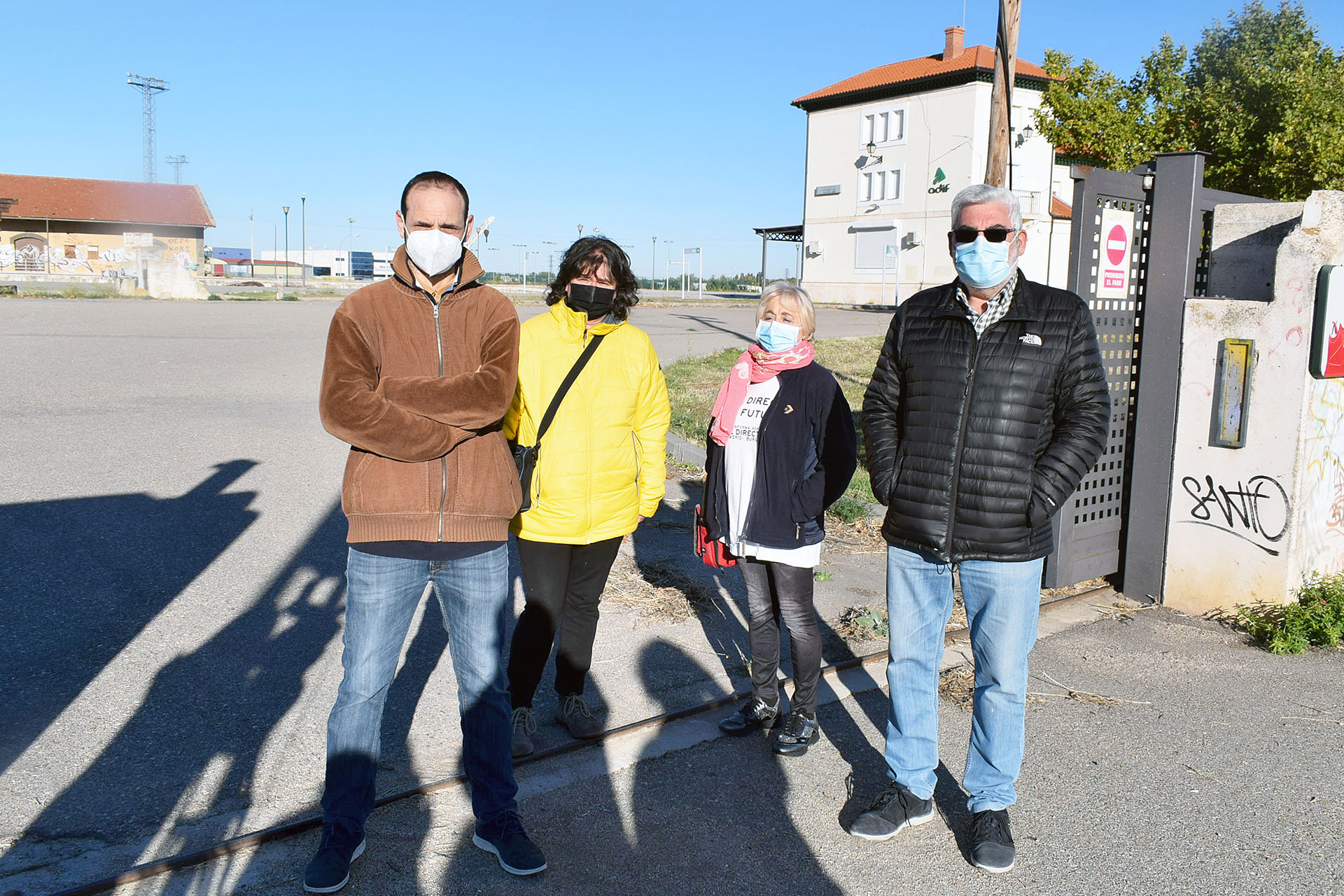 plataforma ferrocarril tren madrid burgos rp