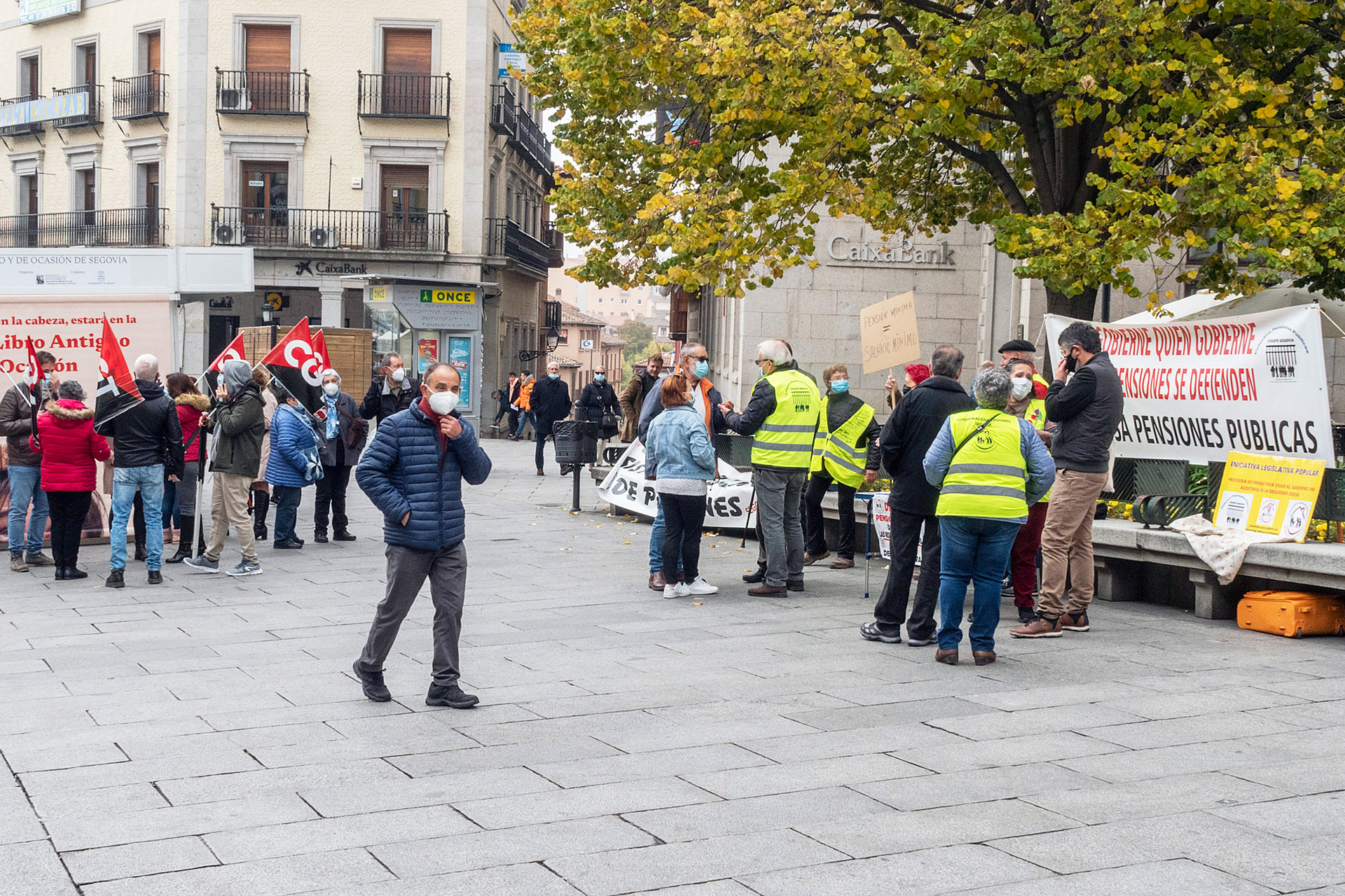Concentracion Plataforma Pensiones COEPSE CGT KAM9453