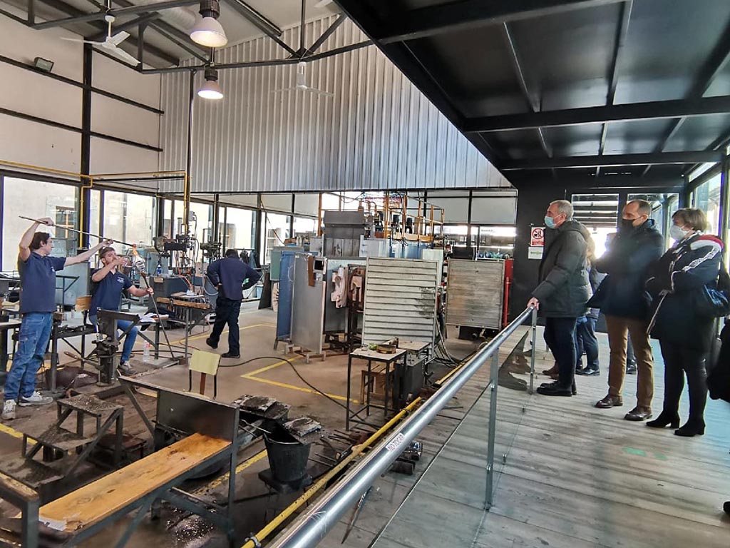 Inauguracion programa mixto vidrio soplado La Granja