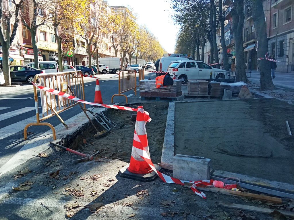 Inicio obras Carril Bici