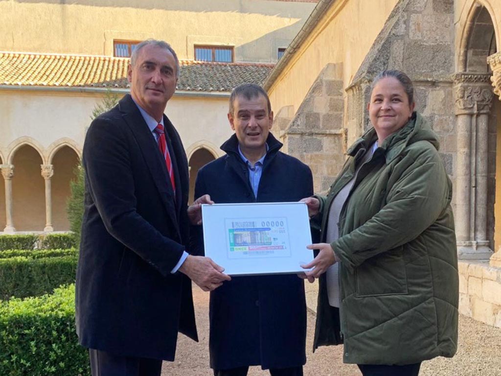 Presentacion cupon ONCE Santa Maria la Real de Nieva