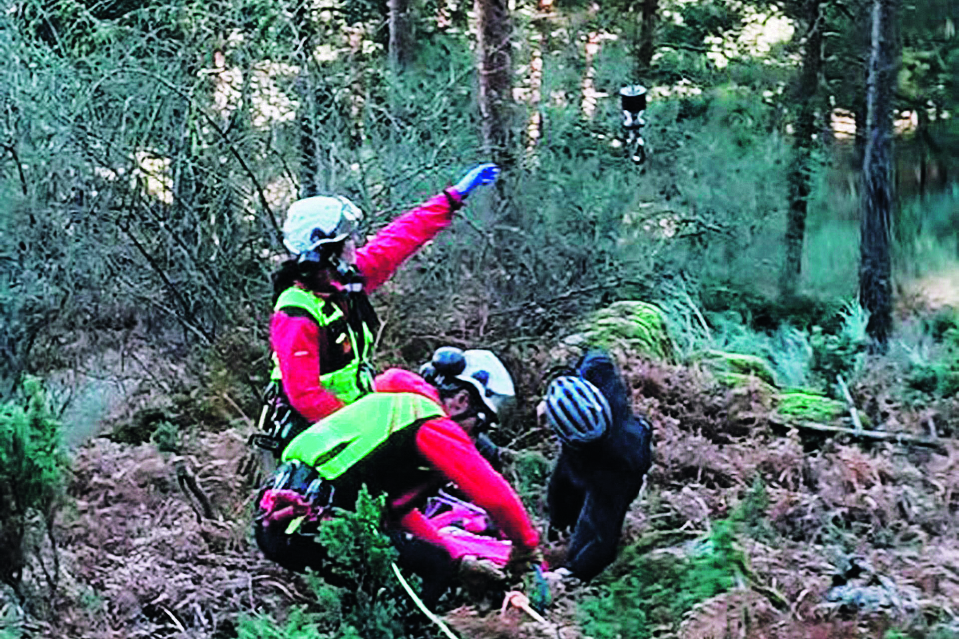 el espinar rescate ciclista 112 suceso 1