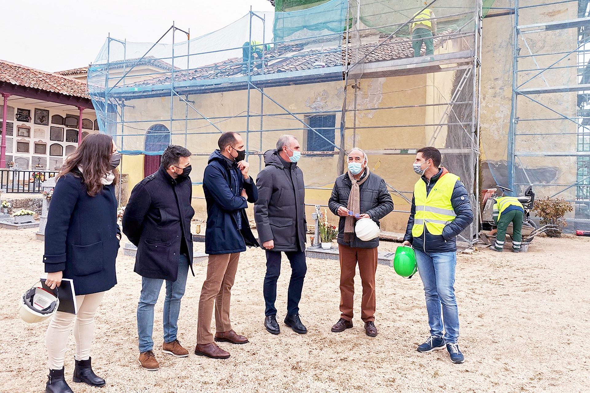san ildefonso junta visita obras cementerio 01