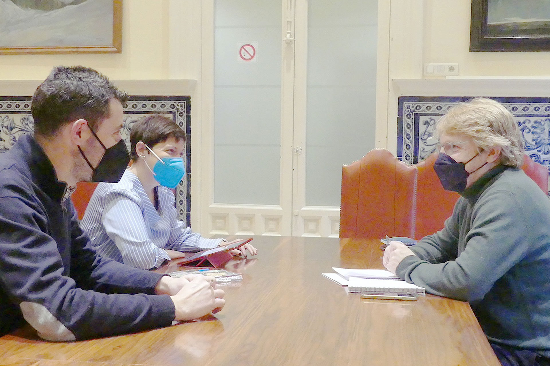 Ayuntamiento reunion Asociacion Jovenes Empresarios AJE