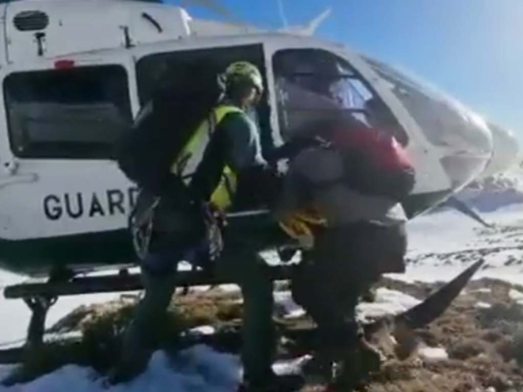 EREIM helicoptero guardia civil rescate la pinilla