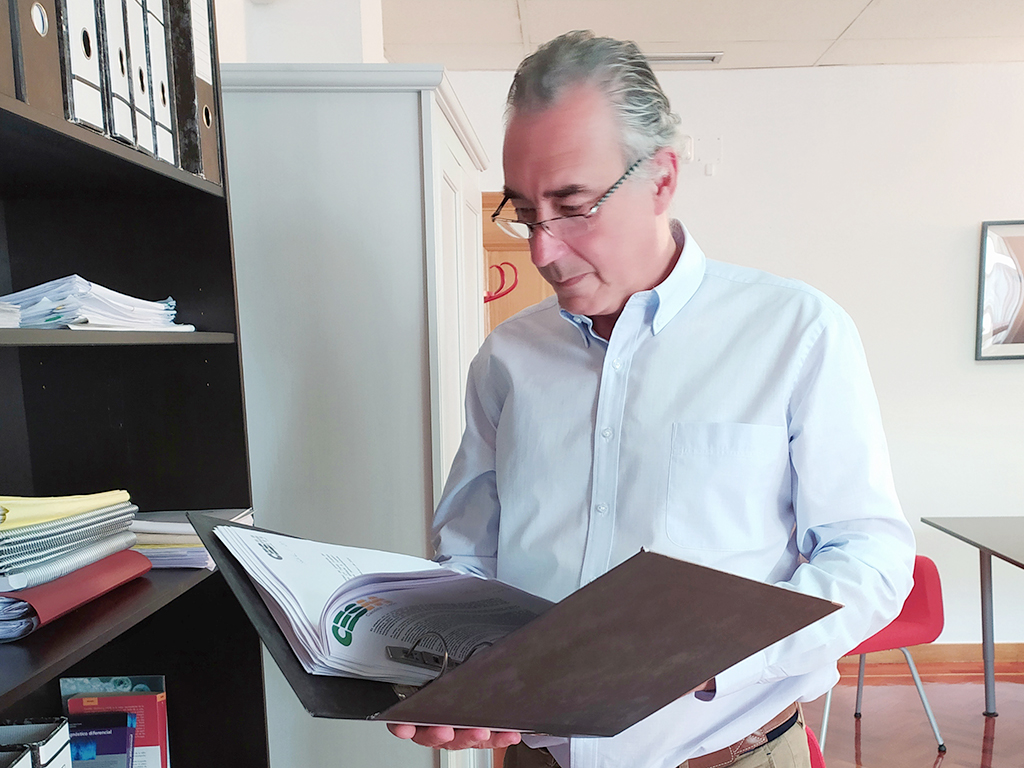 El presidente de CESM Segovia Miguel Marina