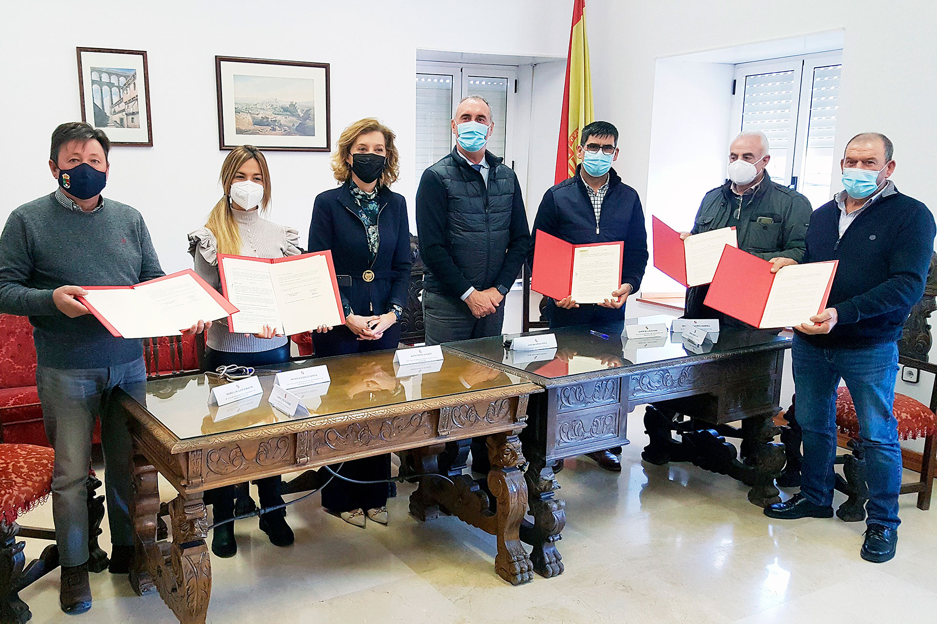 Hontalbilla junta convenio Rehabitare